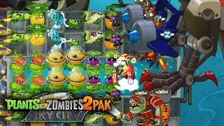 PvZ 2 PAK Sky City x Kongfu World v1.4 Widescreen | Zombies With Martial Art Skills | Download