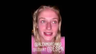 Brit Sophie Turner is PROUD of Alex Morgan's Goal Celebration...
