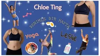 KİLO VEREMİYORUM| Benimle bir hafta| Chloe Ting 2 weeks, Leslie, Yoga| Kilo verirken neler yiyorum