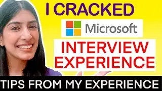 I cracked Microsoft - Interview Experience with Tips!! ✨✨