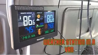 Newentor Weather Station in a Van | Vanlife upgrades