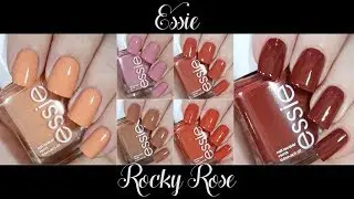 Essie Rocky Rose collection | Swatch and Comparisons