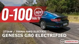 2023 Genesis G80 Electrified (EV) 0-100km/h & motor sound