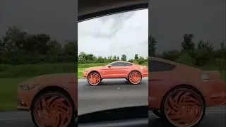 Mustang on 30’s Skatin on the Highway