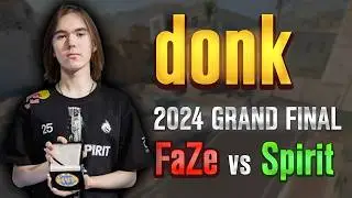 donk POV | Spirit vs FaZe Shanghai Grand Final | CS2 Pro Gameplay (Dust 2)