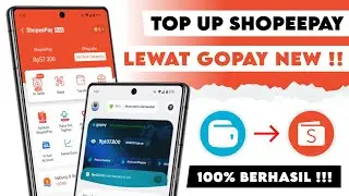 Cara Isi Saldo ShopeePay Lewat GoPay || Top Up ShopeePay Lewat GoPay