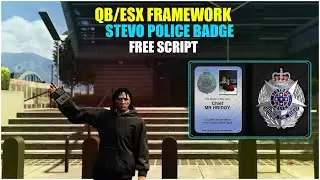 [QB/ESX] Police Badge Script | Free FiveM Script | Installation & Showcase