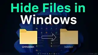 How to Hide/Unhide Files in Windows 11 | How to find Hidden Files in Windows