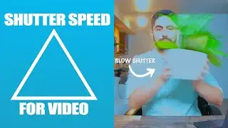 What's the best SHUTTER SPEED for VIDEO? (The 180-Degree Rule Explained)