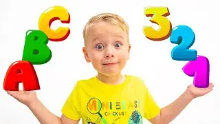 LEARN ABC & COUNT TO 10 with Toddlers Gaby and Alex