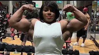 Noof Yusuf Abdullah galaxy 88 iron queen Al fbb muscle girl biceps amazing workout girls SHE BICEPS