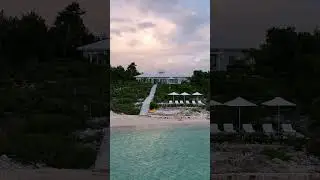 Sunset 🌅 #drone #island #villa #sunset #beach #beachhouse