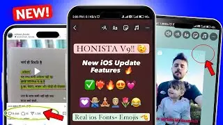 Honista V9 New Update 🤯 | iOS 17.4 Emoji + Fonts | iOS Remention with Sound | Honista iPhone Story