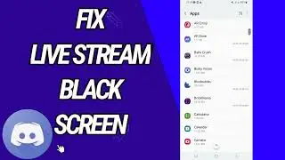 How To Fix And Solve Live Stream Black Screen On Discord App