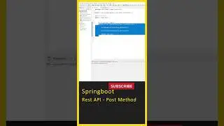 Java Spring Boot (REST API POST Method) Spring Boot Tutorial, Lombok, Rest Api Spring Boot, Coding