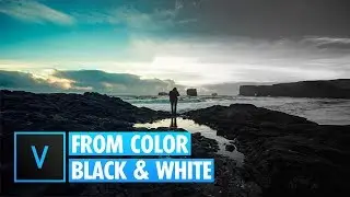 Vegas Pro 15: How To Fade From Color To Black & White - Tutorial 