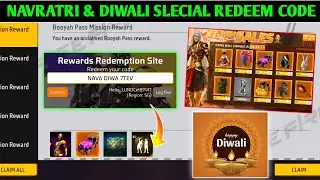 11 October Special Redeem Code Free Fire | Free Fire Redeem Code Today | FF Redeem Code Diwali Event