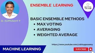 58 Ensemble Machine Learning and Basic Ensemble ML Models (Max Voting,Averaging,Weighted average)