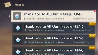 3rd Anniversary Freemogems Rewards in a Few Hours - Genshin Impact Anniversary