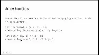 CS1520 Lecture 39: JavaScript fetch() API and Arrow Functions