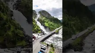 Låtefossen Waterfall: Norway’s Twin Wonder