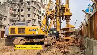 Rotary Bored Piling Rig Machine