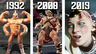 The Evolution of Scorpion Defeating Mortal Kombat Bosses & Sub Bosses! (1992-2019)