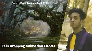 Rain Dropping Animation Effects html css and js in 2022 + full source code by jishaansinghal