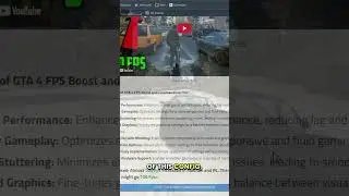 How to optimize GTA 4 Game #gta4