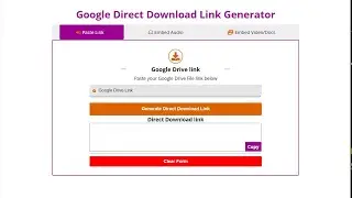 How To Build A Google Drive Direct Download Link Generator With Javascript | Js Project 1 of 10
