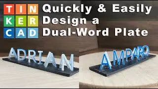 Learn How to Make A Dual Name Tray