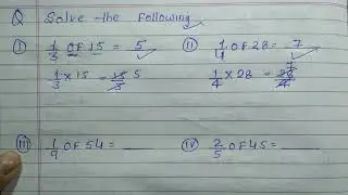 Solve the following  | 1/3 of 15 = _____;