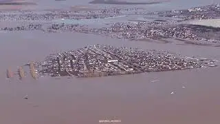 Потоп 2024! Бишкуль,  Прибрежное, Тепличное. Смотреть в 4К разрешении!