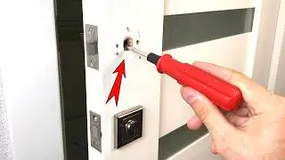 A 50 year old craftsman has revealed this secret to repairing a door handle!