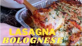 Homemade Lasagna Bolognese The Simple Way! (Easy Step by Step Italian Pasta Recipe )