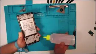 Samsung M51 disassembly, display changed with frame