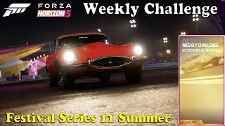 Forza Horizon 5 - Weekly Challenge Summer Forzathon with 1961 Jaguar E-Type | Xbox Series Gameplay