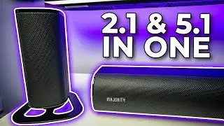 The Majority Everest Is Both 2.1 & 5.1 Audio In One Soundbar!