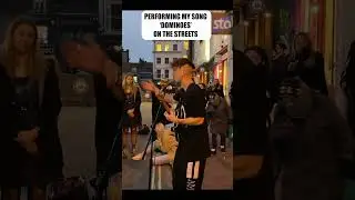 lil bit of a live version of my song "dominoes" #renmakesmusic #streetperformance #busking