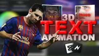 3D Text Animation Tutorial on NodeVideo | How to Make 3D Text Animation on Capcut + NodeVideo