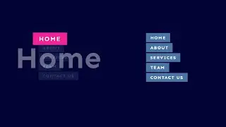 تأثير تحريك عنصر القائمة | Menu Item Hover Effects Using | HTML & CSS
