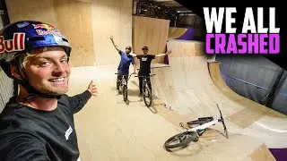 SO MANY CRASHES RIDING THE SKATEPARK ON MTB, BMX AND SKATEBOARDS!!