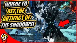 Where To Find The ARTIFACT Of The SHADOWS On The CRYSTAL ISLES Map!! || Ark Crystal Isles!!