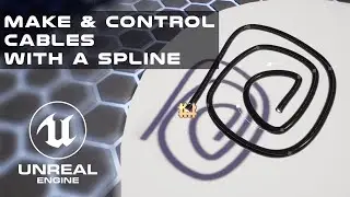 Make & Control Cables and Ropes Using Splines In Unreal Engine 5