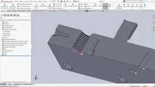 Solidworks Dersleri - Delik Sihirbazı Diş Komutu 2