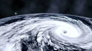 No Copyright Cyclone Clouds rotating from space clip | Stock Footage Video
