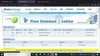 basic configuration setup Gateway Ip Openvox swg m202 شرح  الاعددات الاساسية