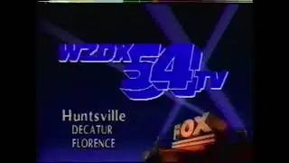 WZDX Fox 54 | Ident | 1989 | Huntsville Alabama