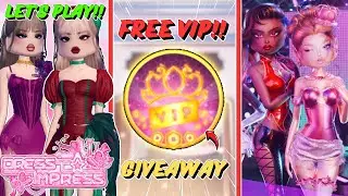 Let's play Dress to Impress together & Hosting *FREE VIP* Giveaway!!