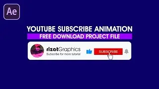 Free Download YouTube Subscribe Button Animation Template